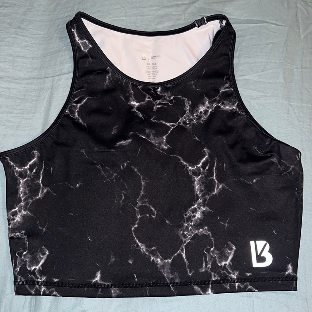 BUFFBUNNY MARBLE CROPPED TOP